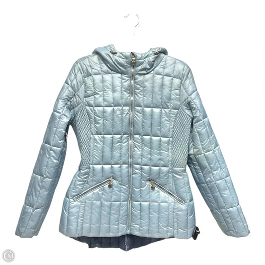 Coat Puffer & Quilted By Bernardo In Blue, Size: M
