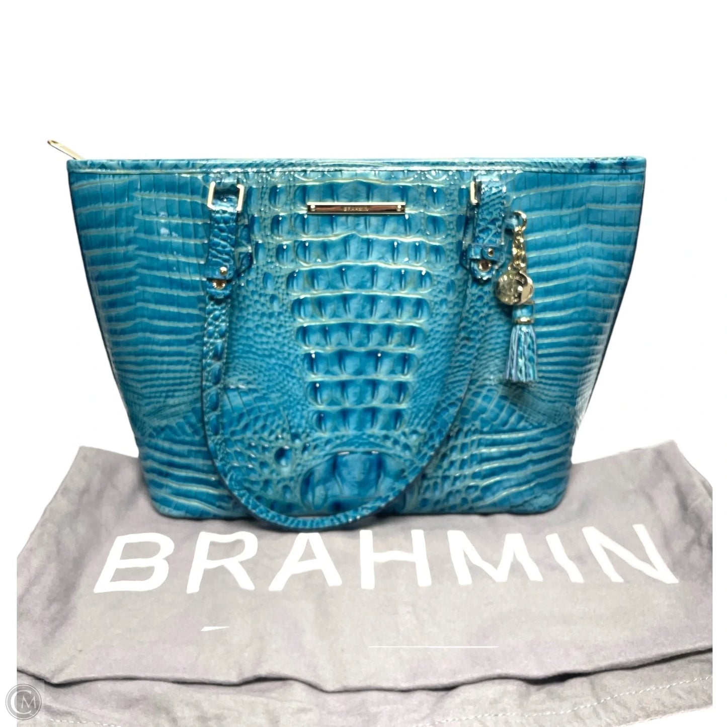 Handbag Designer By Brahmin, Size: Large