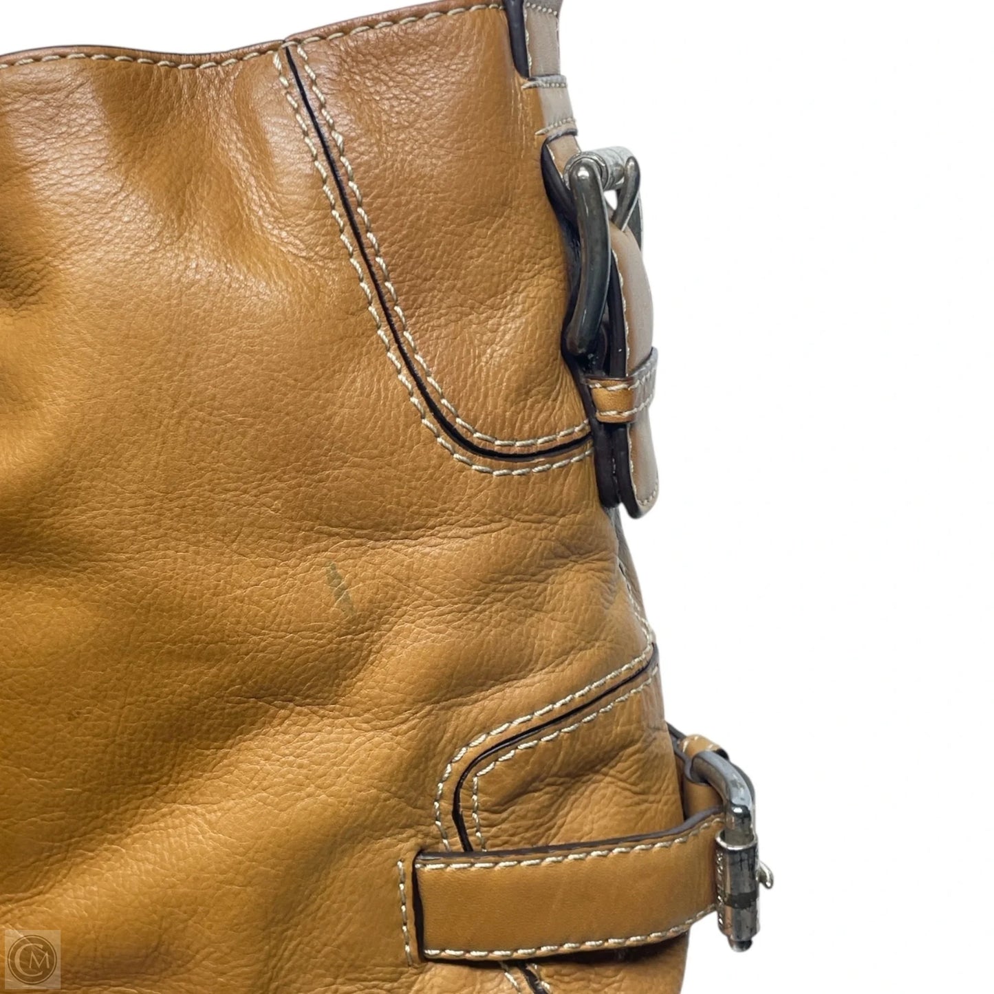 Handbag Leather By Michael By Michael Kors, Size: Medium