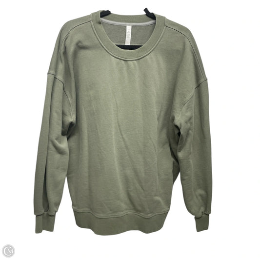 Sweatshirt Crewneck By Lululemon In Green, Size: 10
