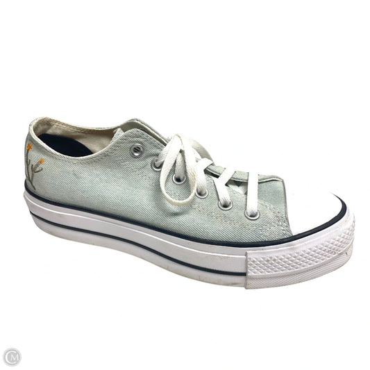 Shoes Sneakers By Converse In Blue Denim, Size: 9