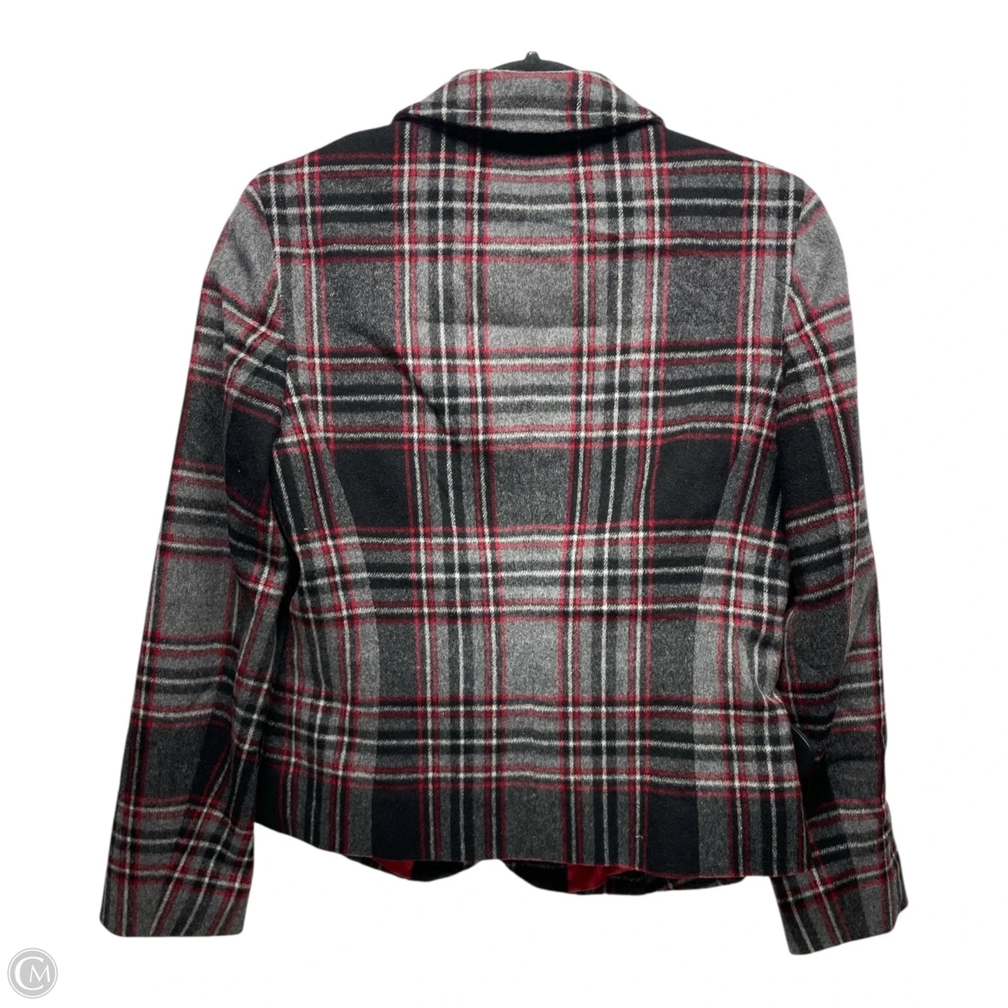 Blazer By Talbots In Plaid Pattern, Size: 8