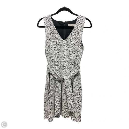 Dress Casual Short By Loft In Black & White, Size: 6