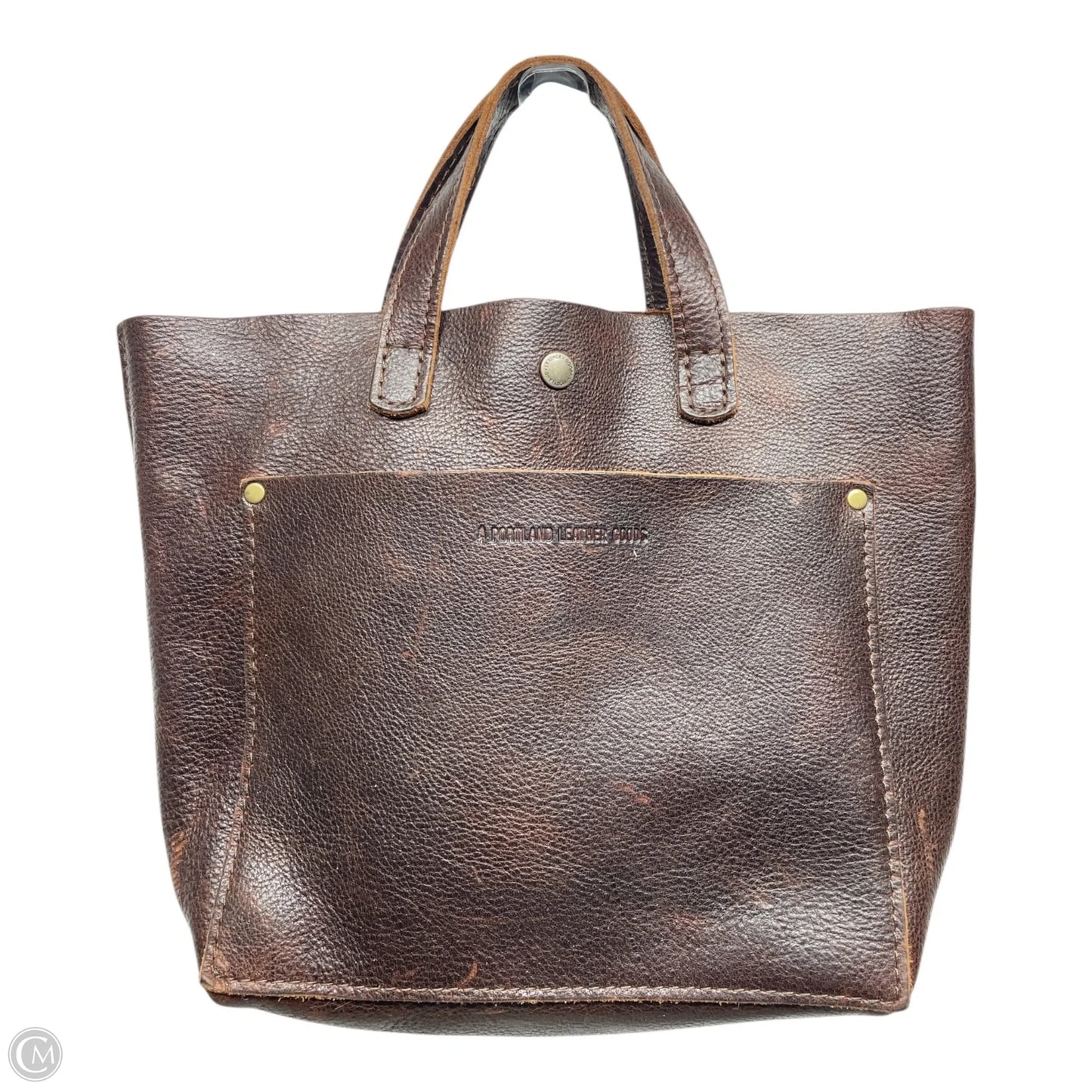 Handbag Leather By Portland Leather, Size: Small