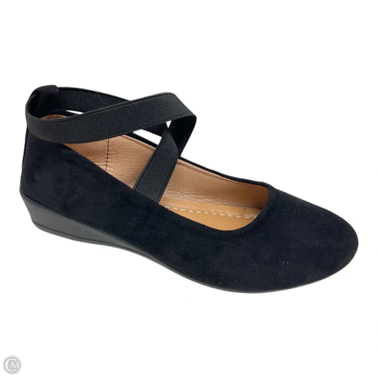 Shoes Flats By Clothes Mentor In Black, Size: 7.5