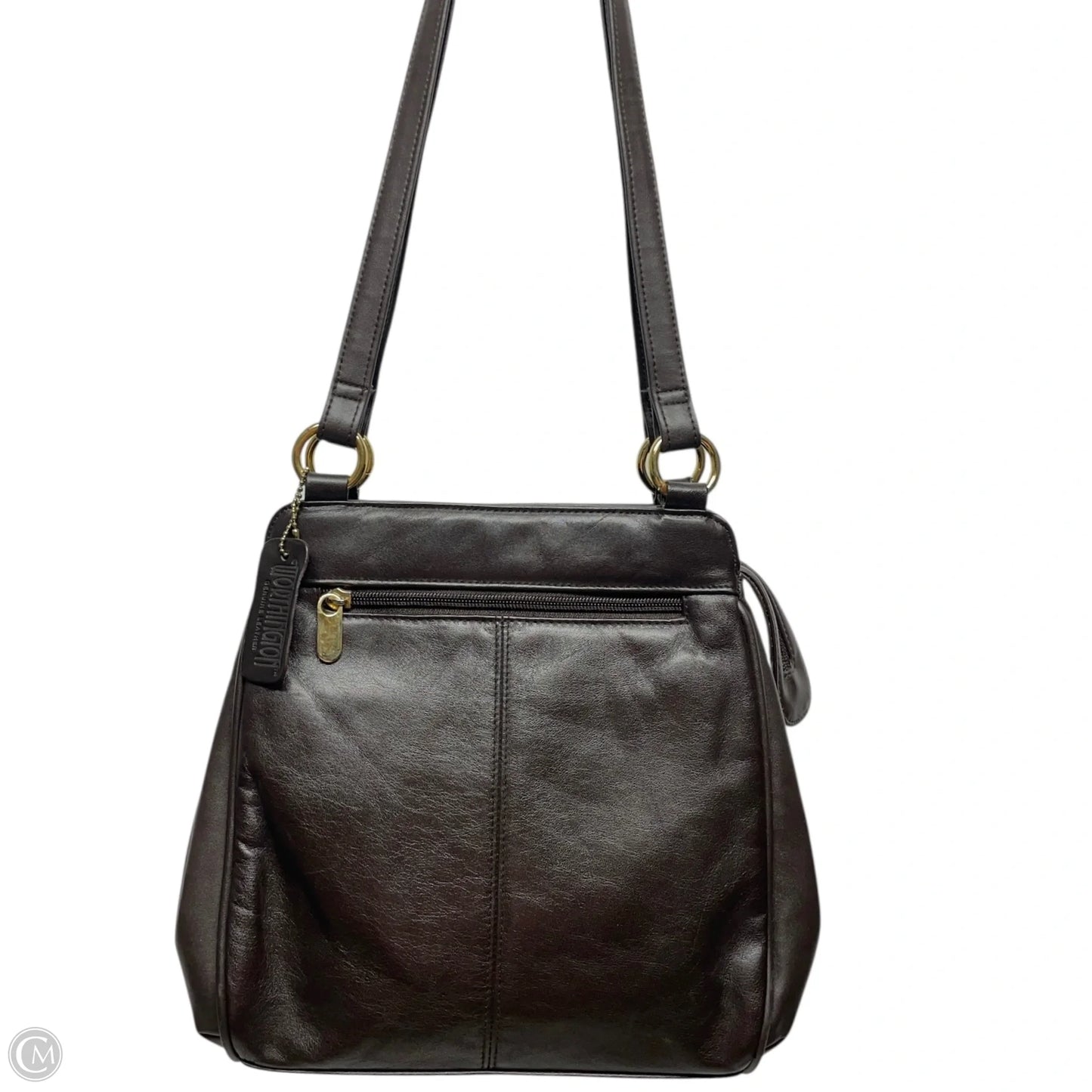 Handbag Leather By Worthington, Size: Medium