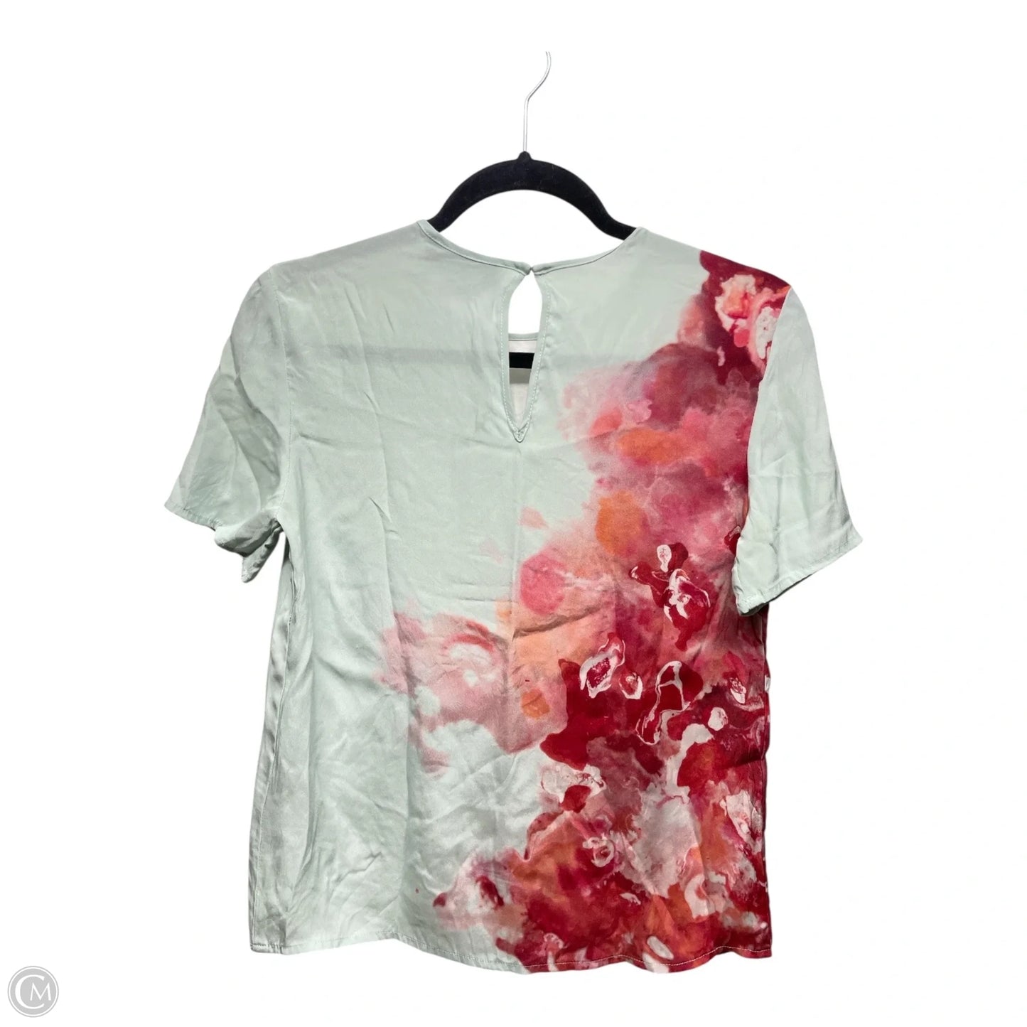 Blouse Short Sleeve By Misha In Green & Orange, Size: Xs