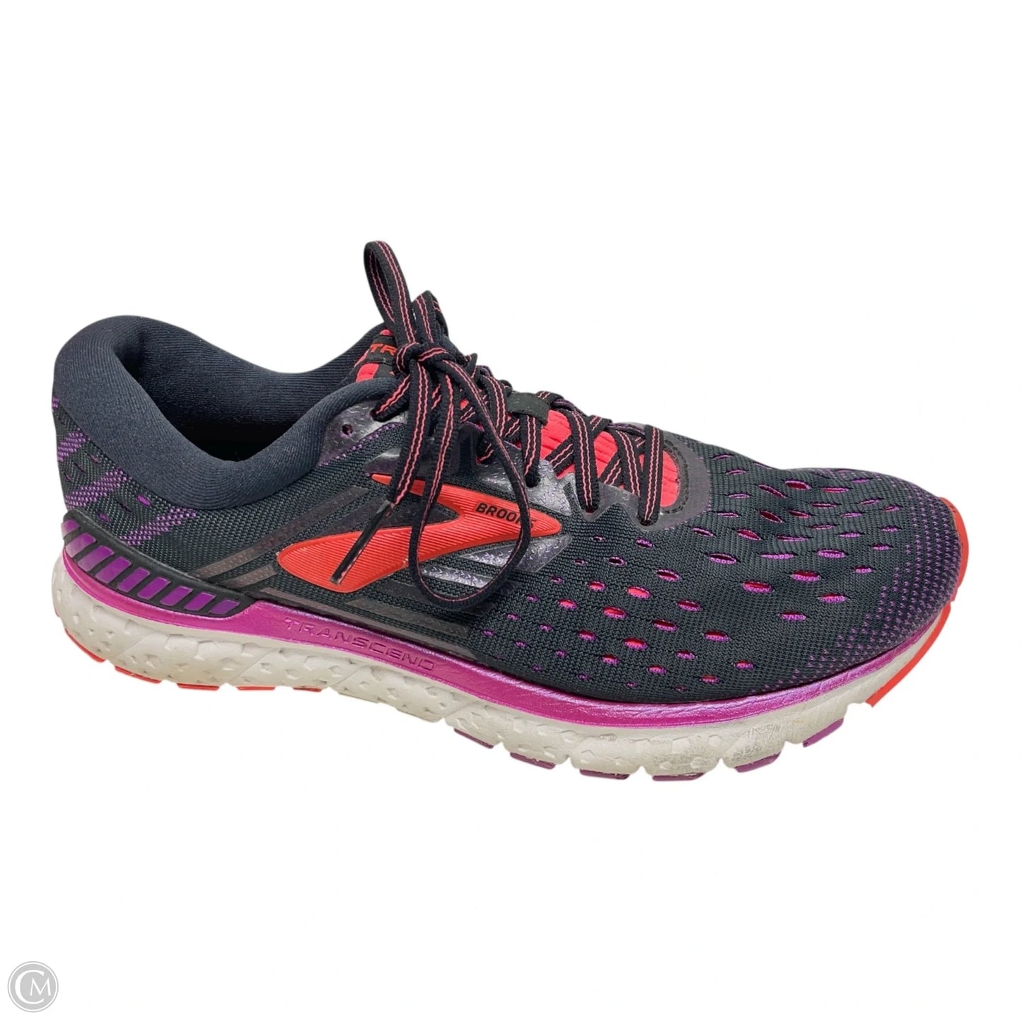 Shoes Athletic By Brooks In Black & Orange, Size: 9.5
