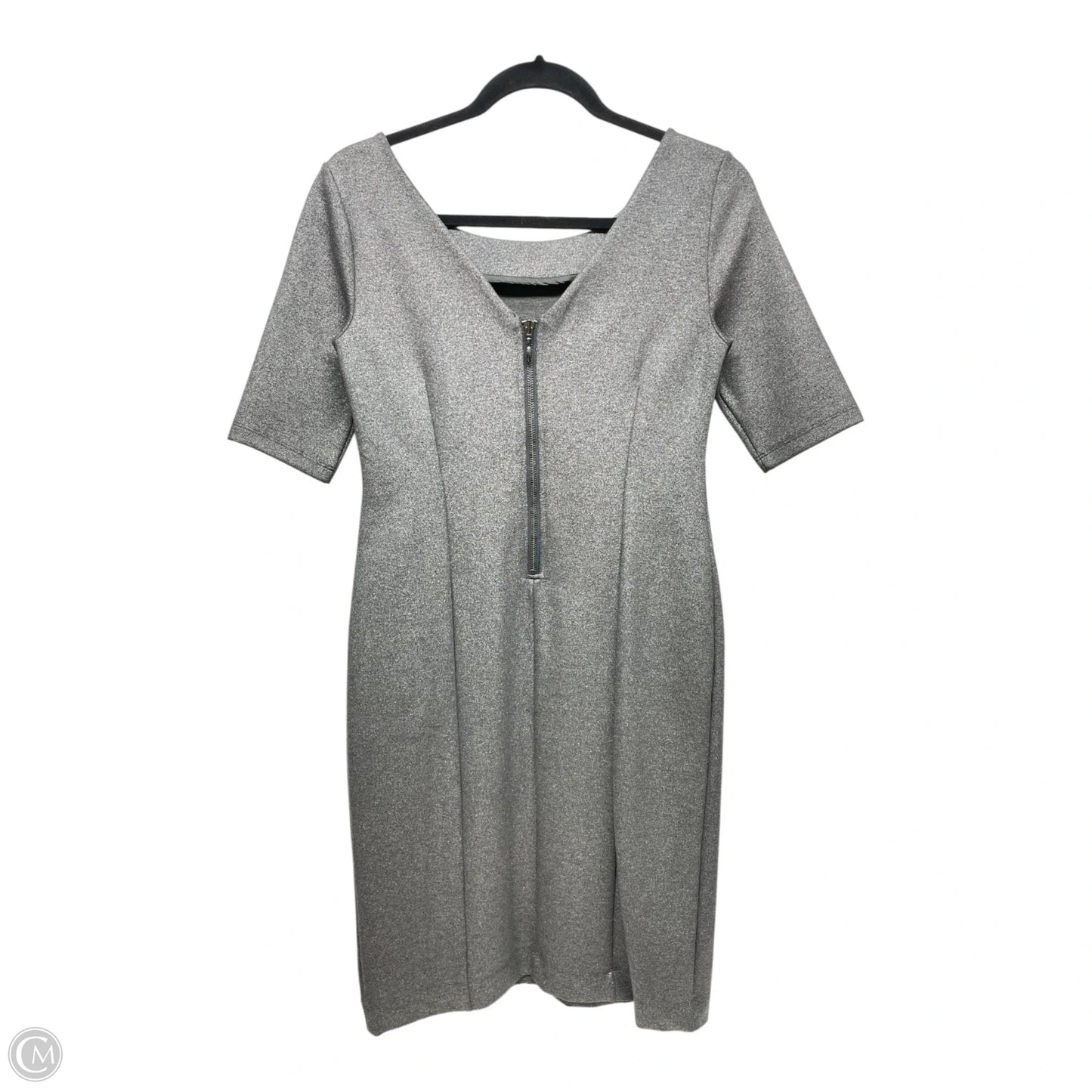 Dress Party Short By Banana Republic In Silver, Size: 2