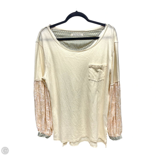 Top Long Sleeve By We The Free In Cream, Size: Xs