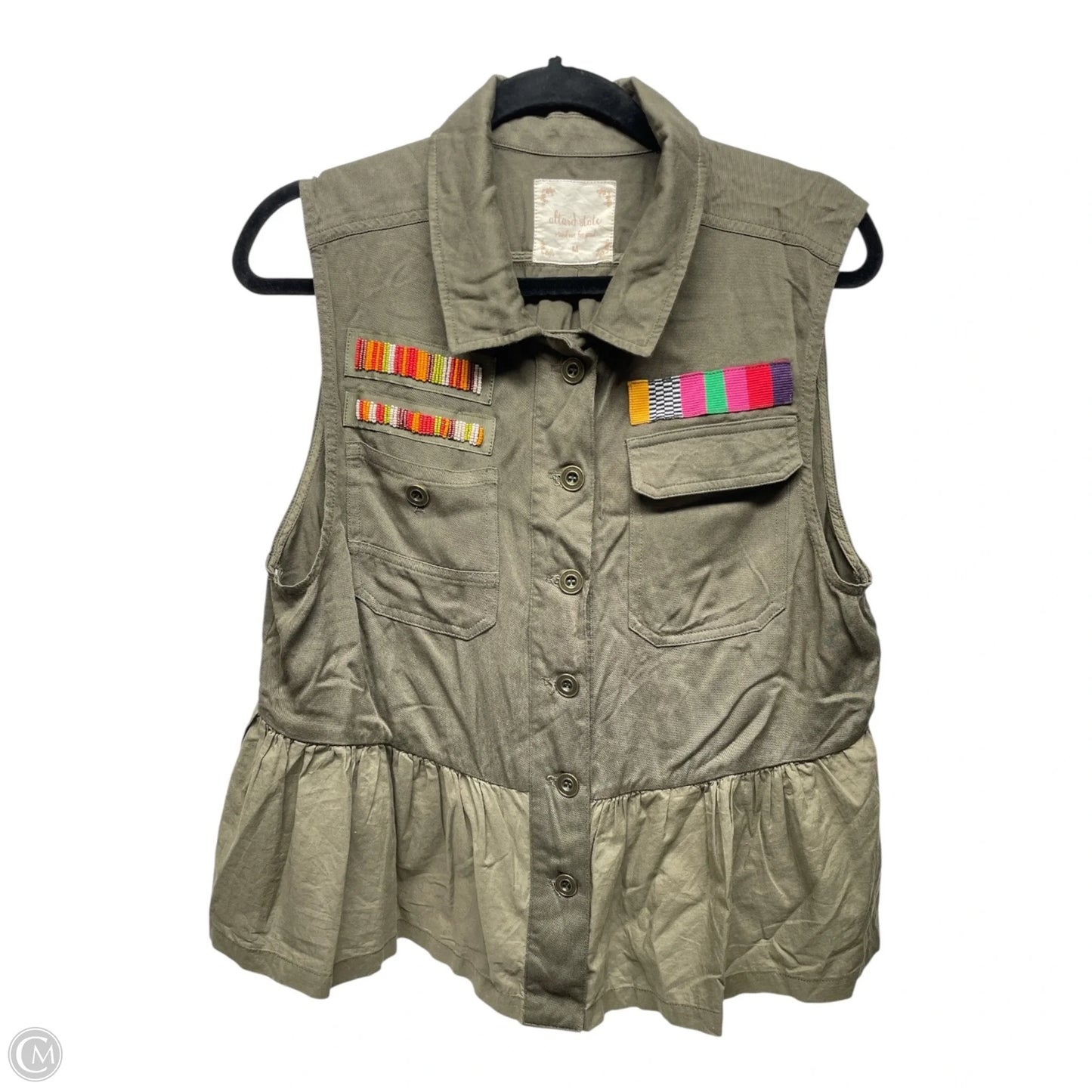 Top Sleeveless By Altard State In Green, Size: M