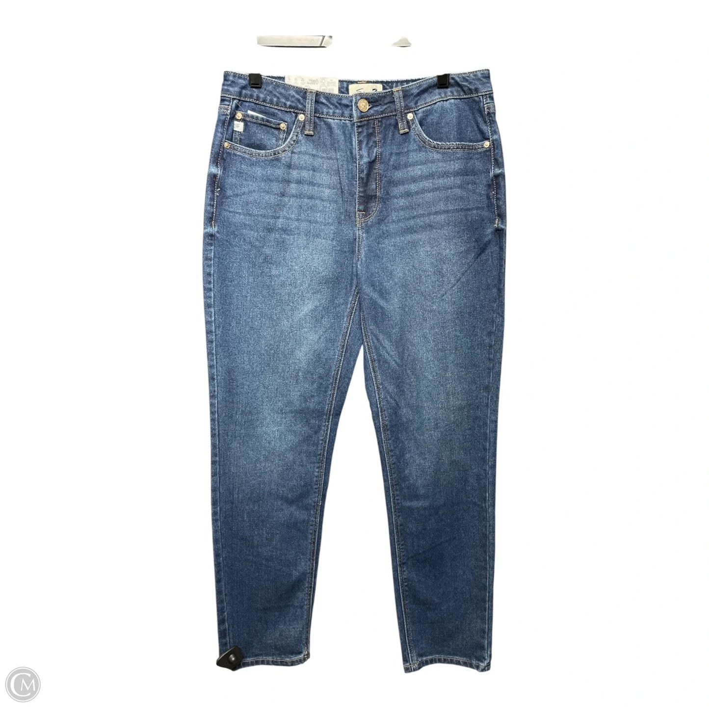 Jeans Straight By Seven 7 In Blue Denim, Size: 8