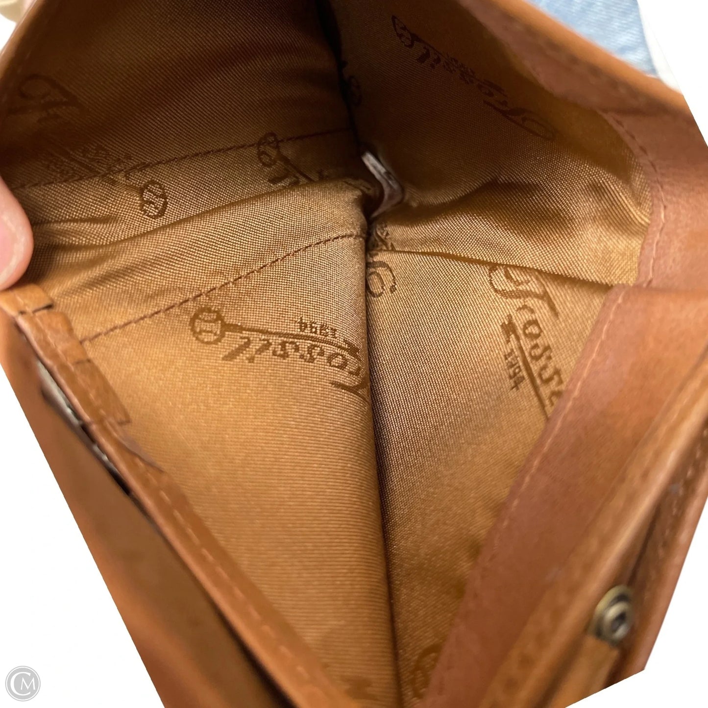 Wallet Leather By Fossil, Size: Small