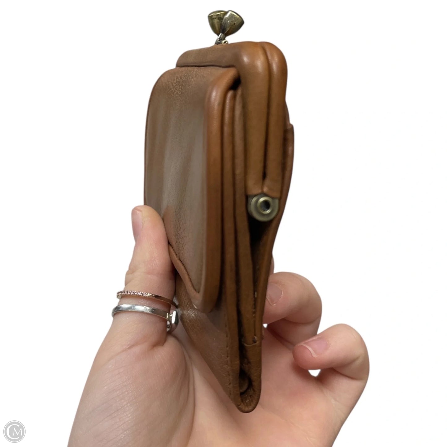 Wallet Leather By Fossil, Size: Small