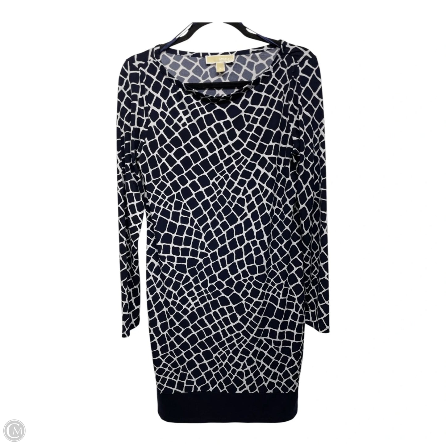 Dress Casual Short By Michael By Michael Kors In Blue & White, Size: Medium