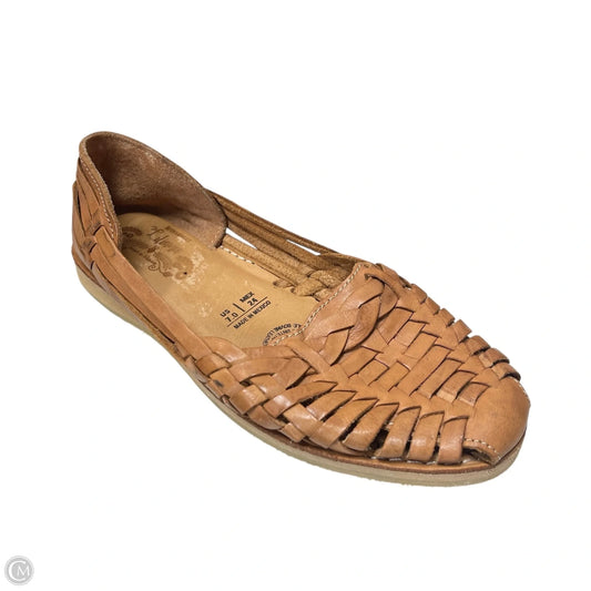 Sandals Flats By Liliana In Brown, Size: 7