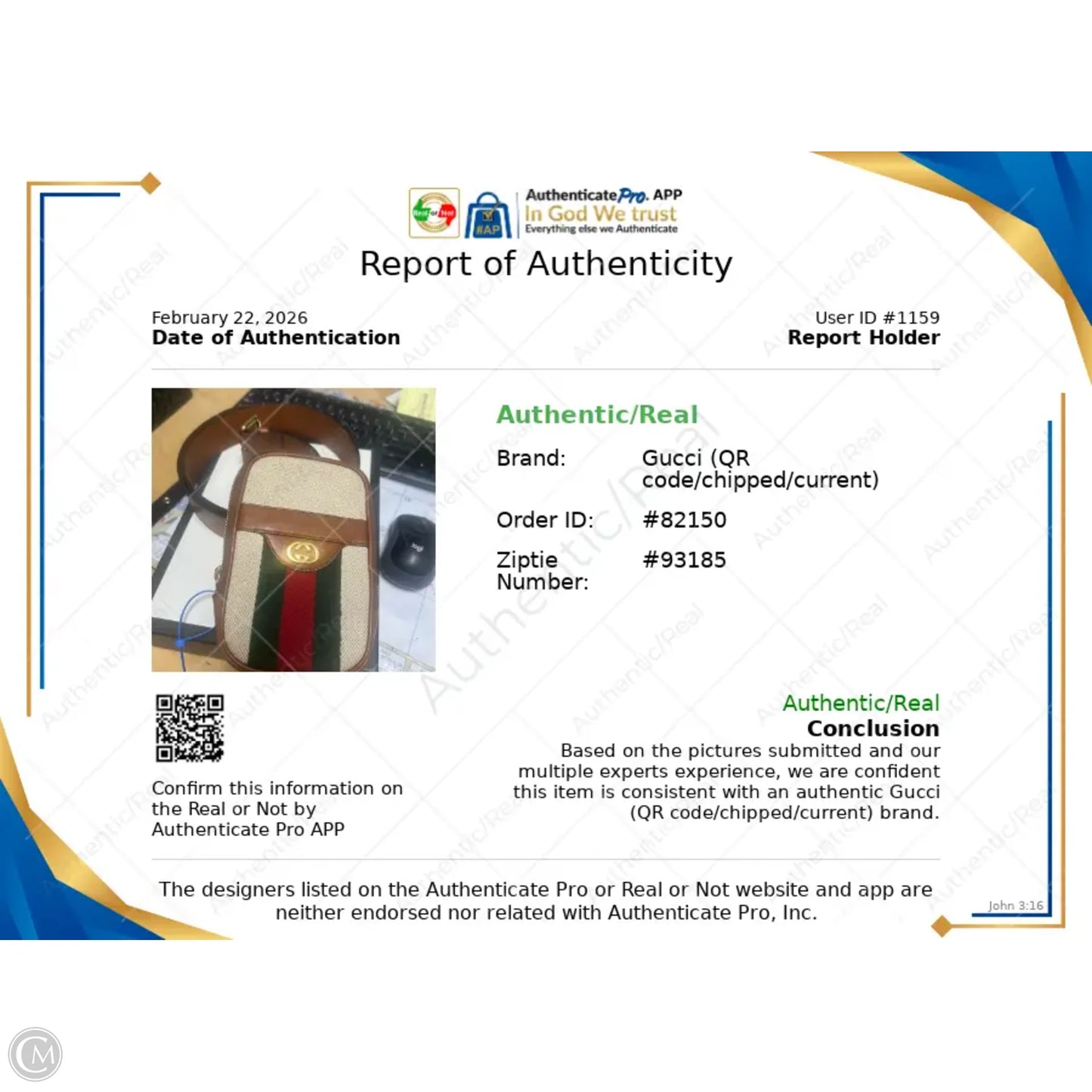 Belt Bag Luxury Designer By Gucci, Size: Medium