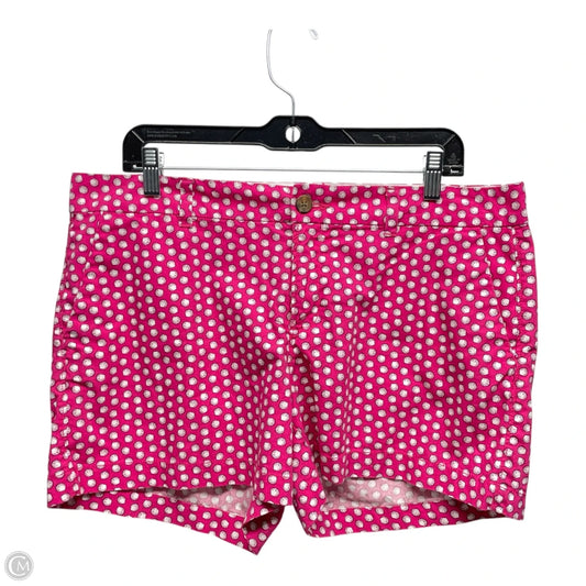 Shorts By Old Navy In Pink & White, Size: 12