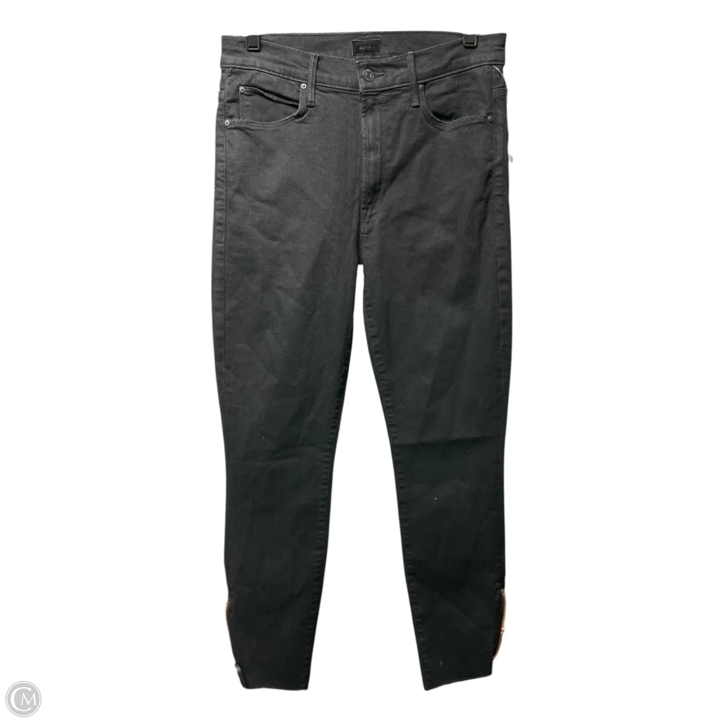 Jeans Boot Cut By Mother In Black Denim, Size: 8