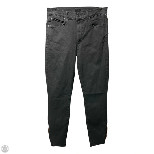 Jeans Boot Cut By Mother In Black Denim, Size: 8