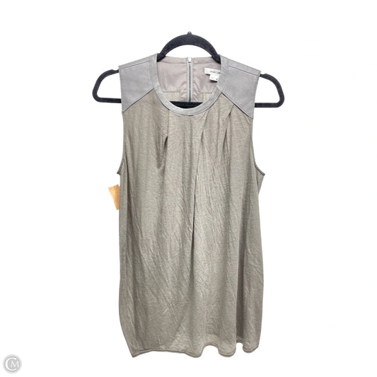 Top Sleeveless By Helmut Lang In Taupe, Size: M