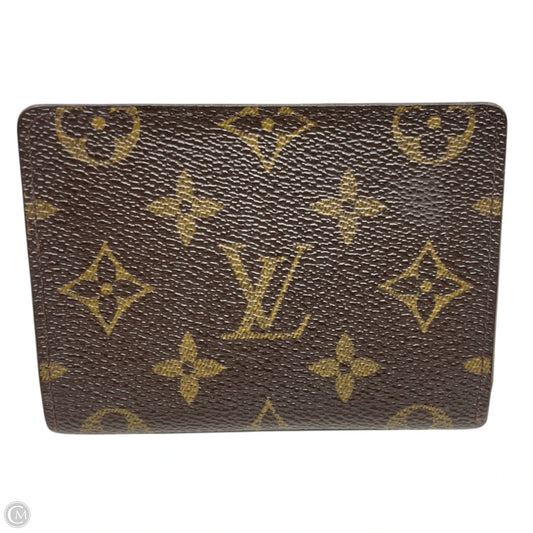 Id/card Holder Luxury Designer By Louis Vuitton