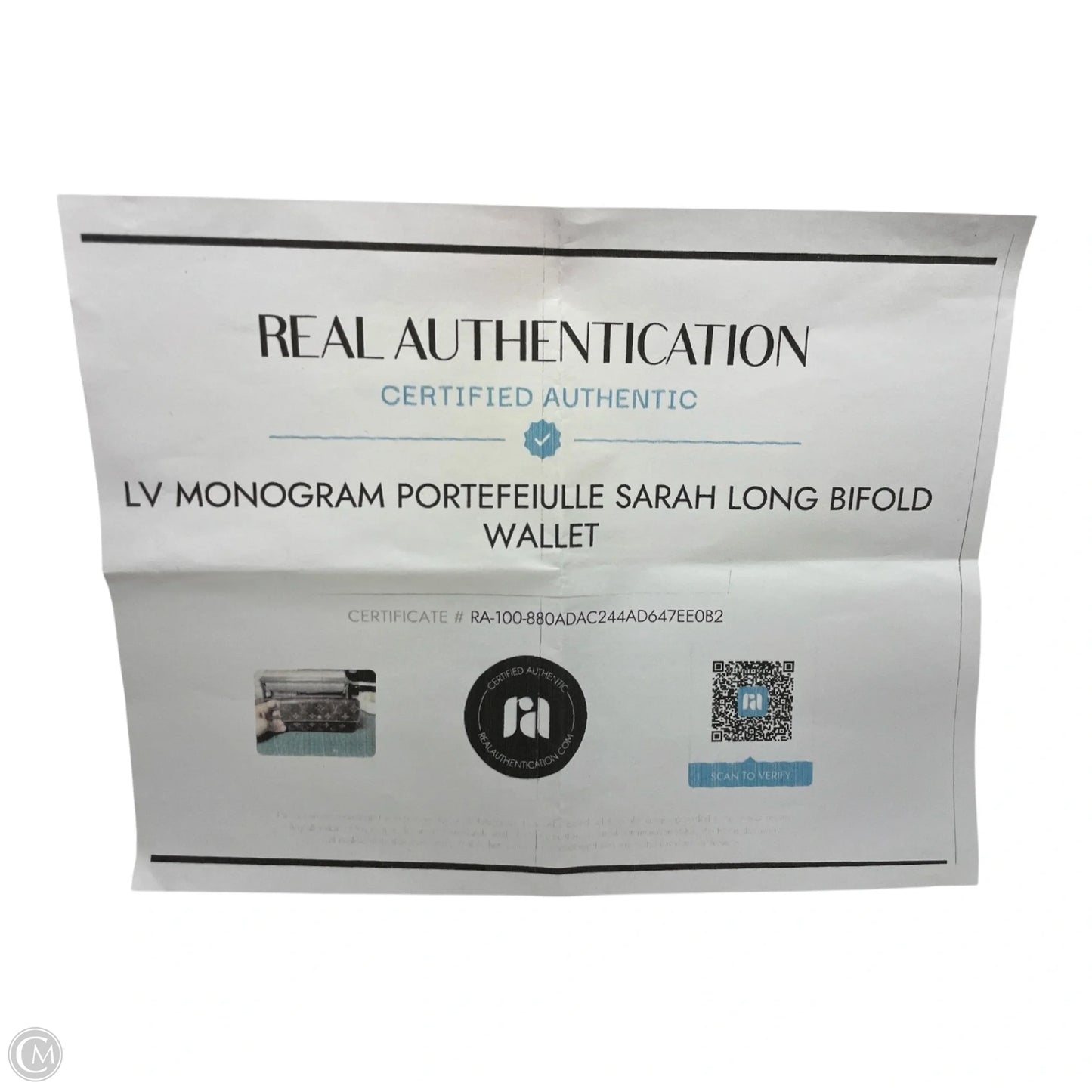 Wallet Luxury Designer By Louis Vuitton, Size: Large