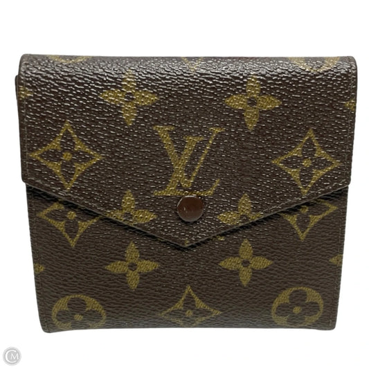 Wallet Luxury Designer By Louis Vuitton, Size: Small