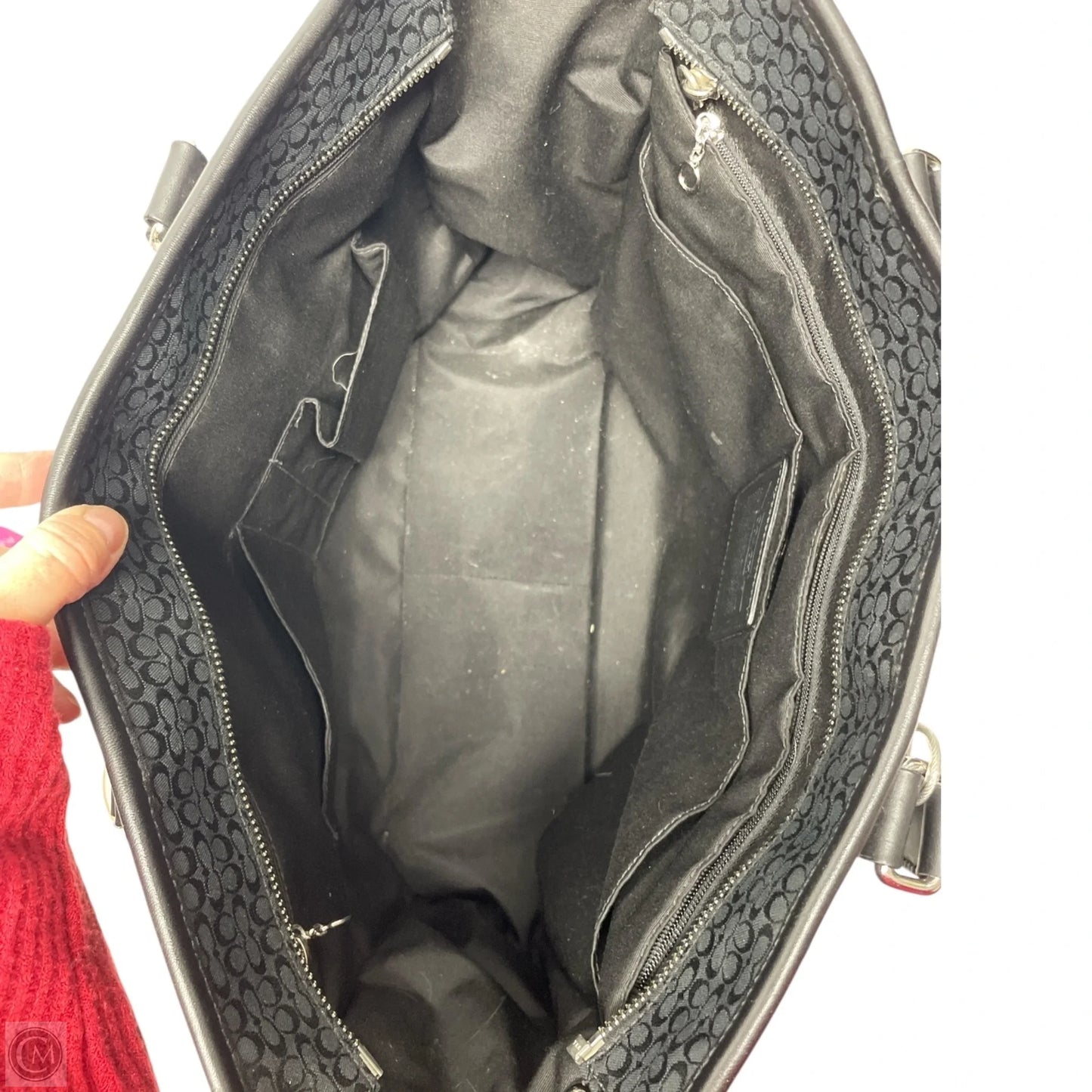 Tote Designer By Coach, Size: Large