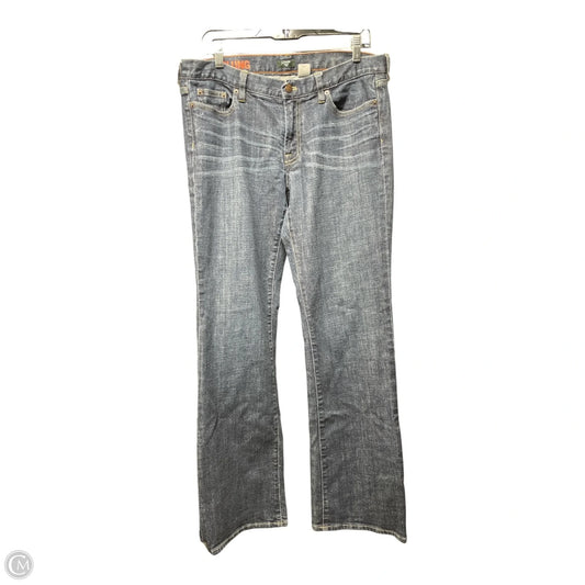 Jeans Boot Cut By J. Crew In Blue Denim, Size: 12