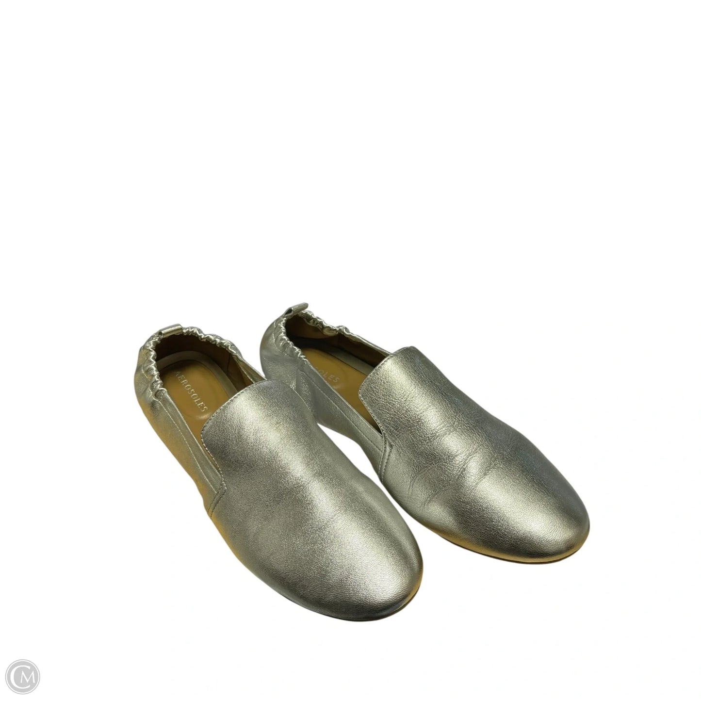 Shoes Flats By Aerosoles In Silver, Size: 9