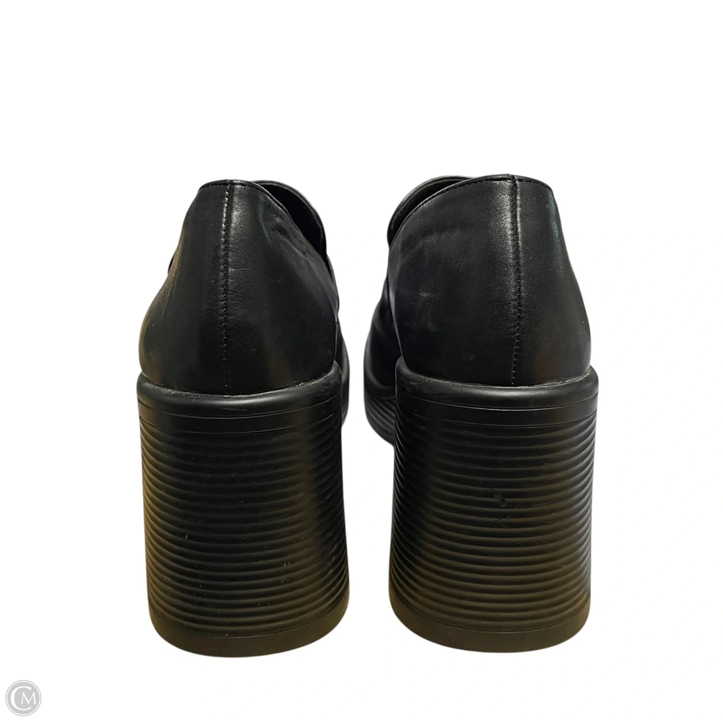 Shoes Heels Block By Yoki In Black, Size: 9