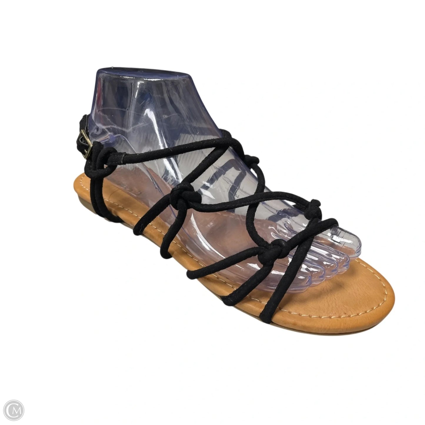 Sandals Flats By Report In Black, Size: 8.5