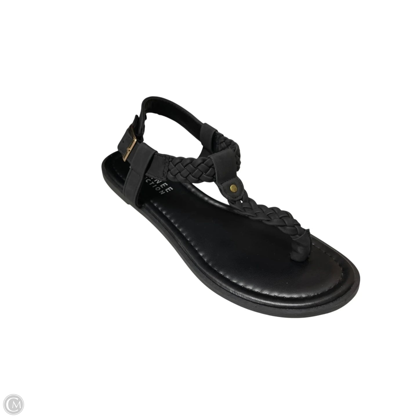 Sandals Flats By Journee In Black, Size: 8.5