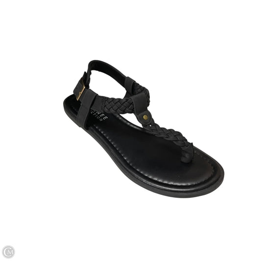 Sandals Flats By Journee In Black, Size: 8.5