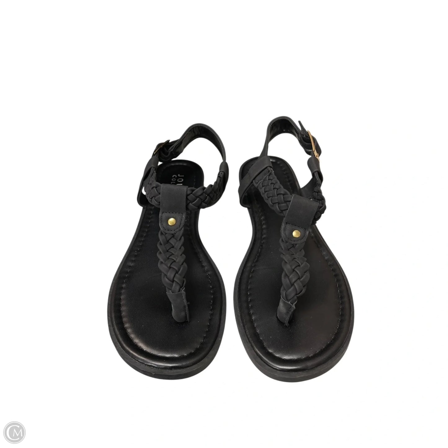 Sandals Flats By Journee In Black, Size: 8.5