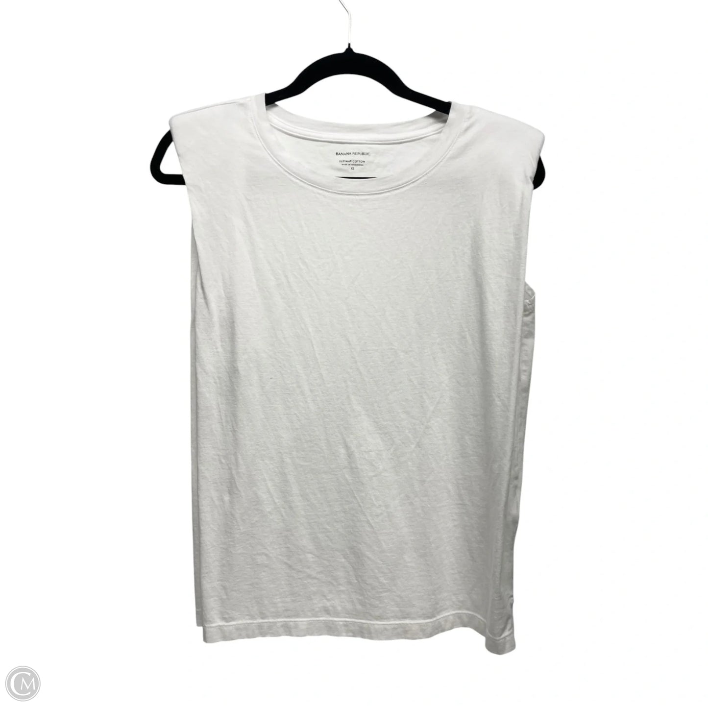 Top Sleeveless By Banana Republic In White, Size: Xs