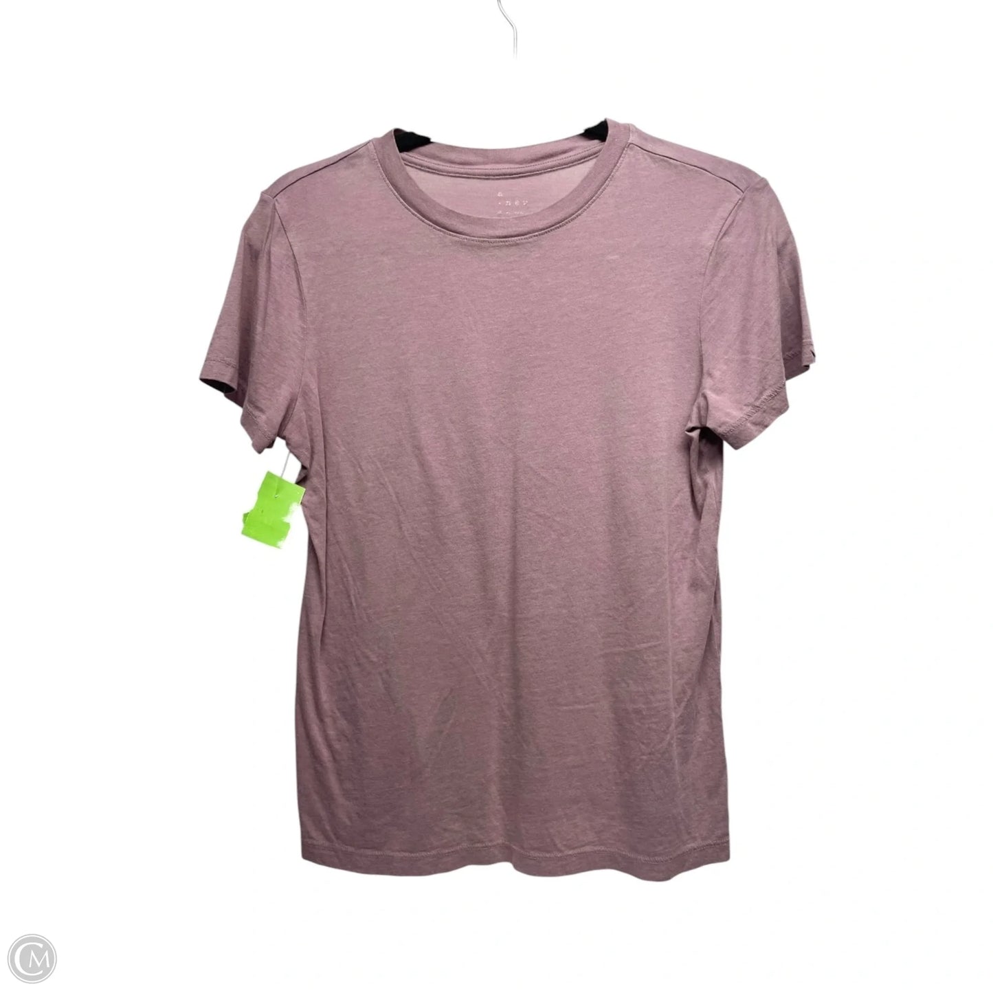 Top Short Sleeve Basic By A New Day In Mauve, Size: Xs