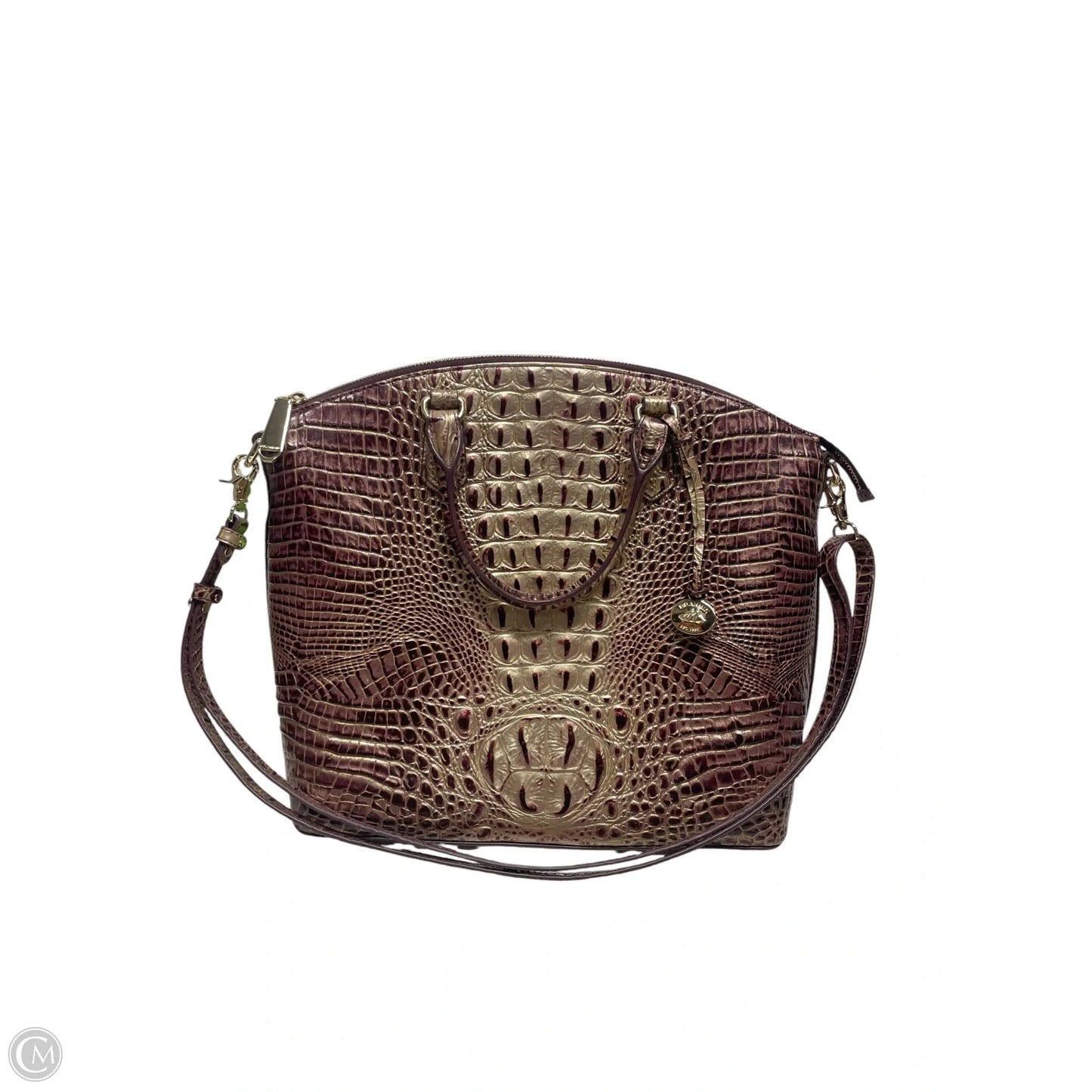 Handbag Designer By Brahmin, Size: Large