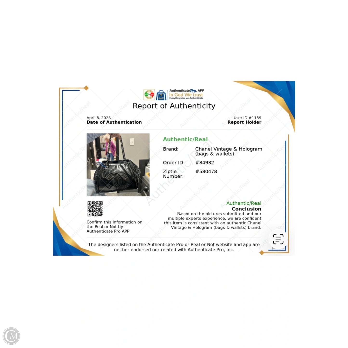 Handbag Luxury Designer By Chanel, Size: Large