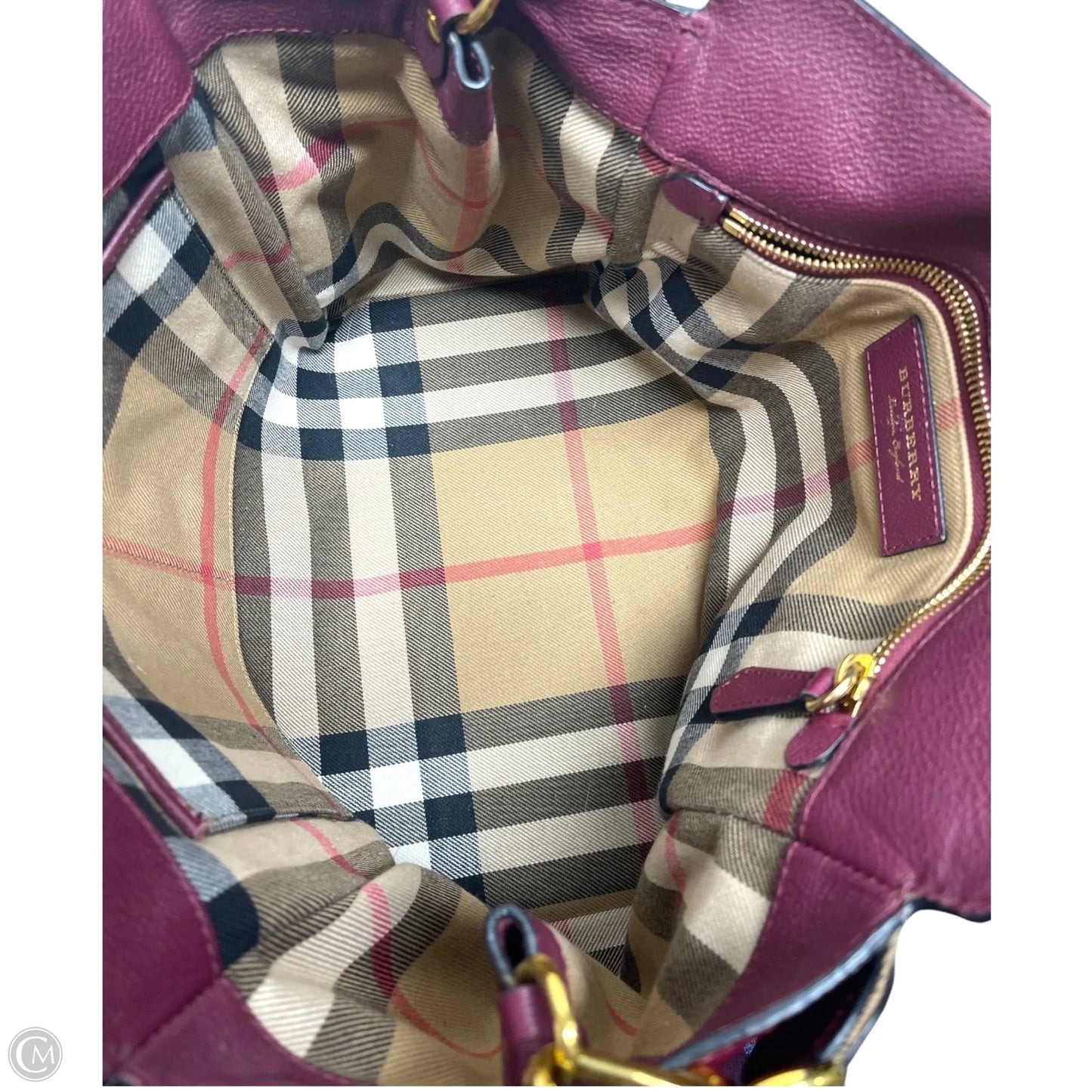 Handbag Luxury Designer By Burberry, Size: Large