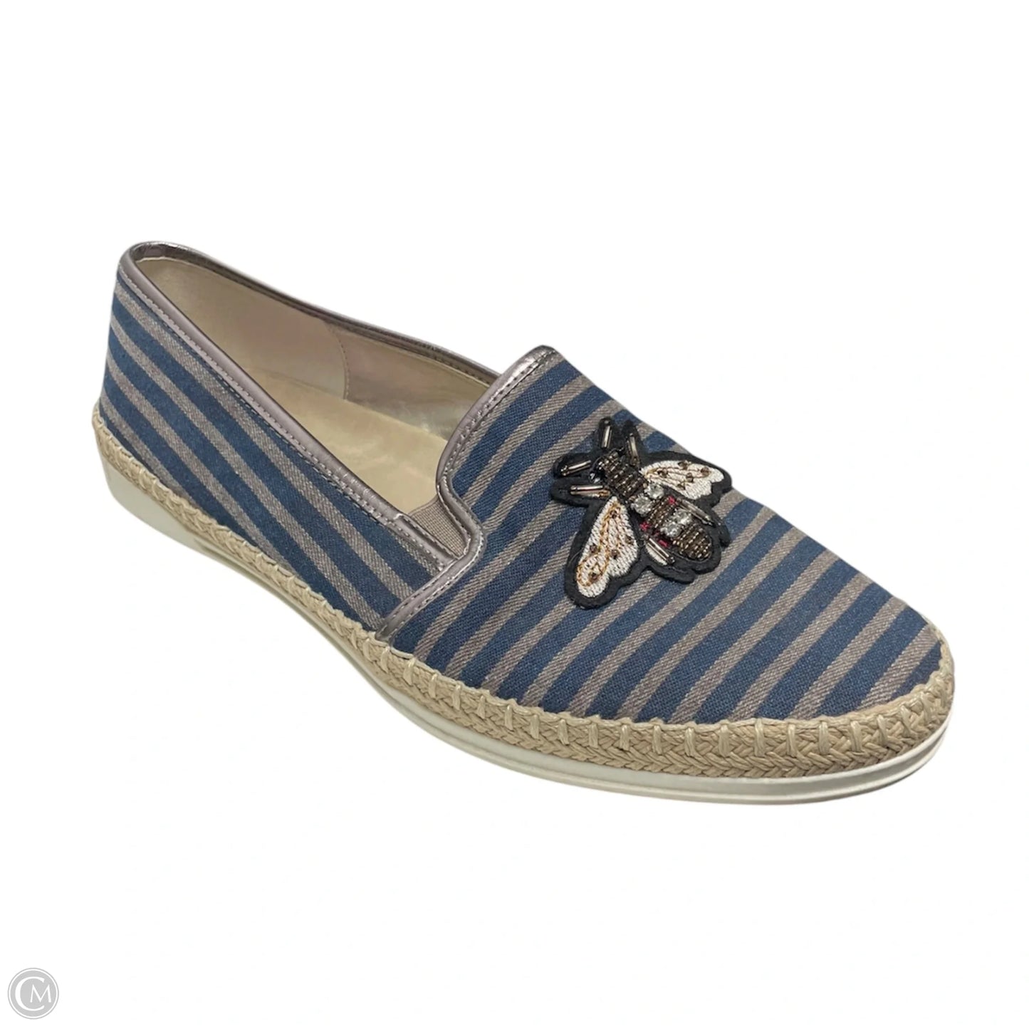 Shoes Flats By Anne Klein In Striped Pattern, Size: 10