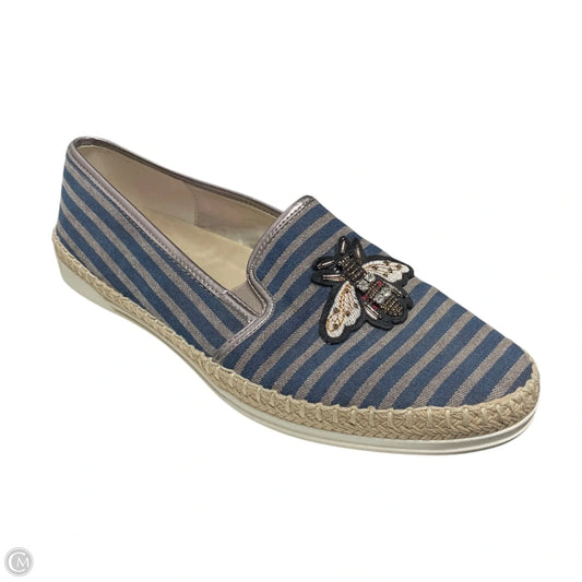 Shoes Flats By Anne Klein In Striped Pattern, Size: 10
