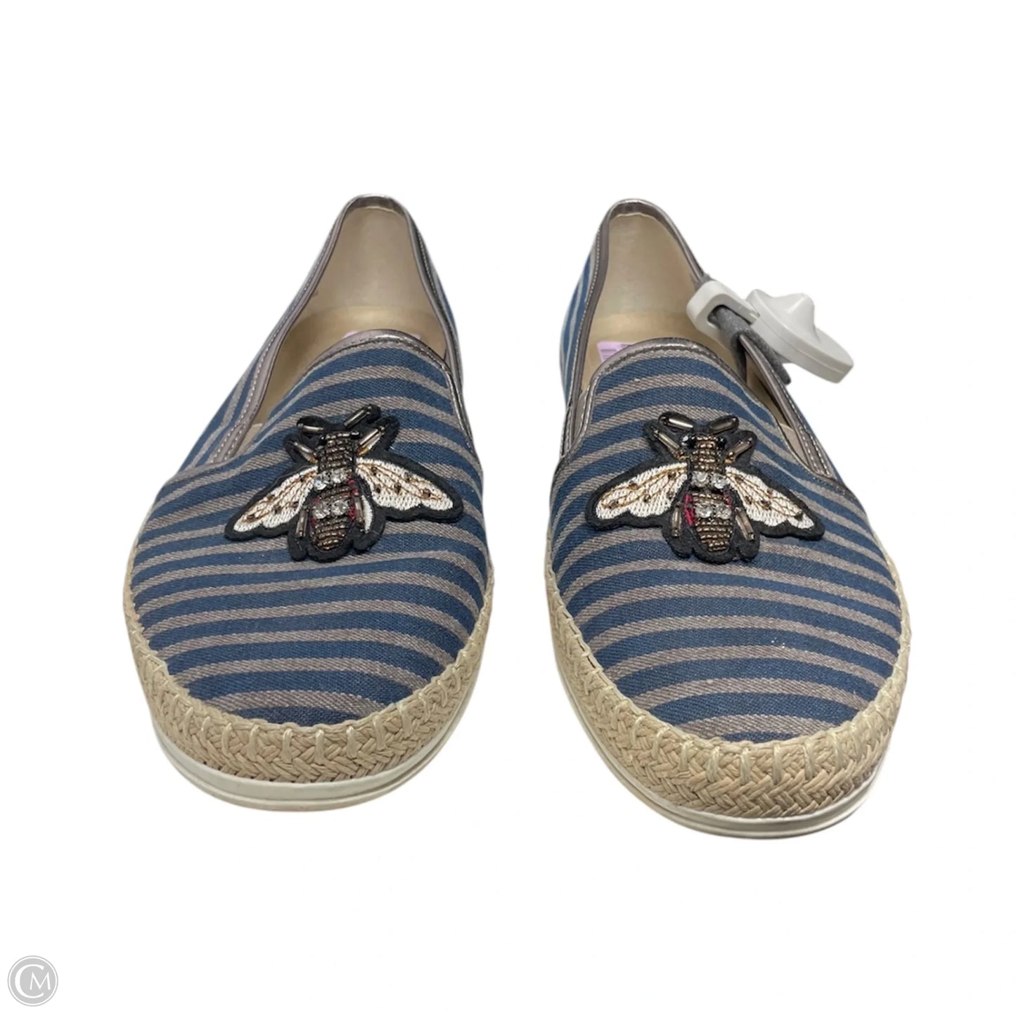 Shoes Flats By Anne Klein In Striped Pattern, Size: 10