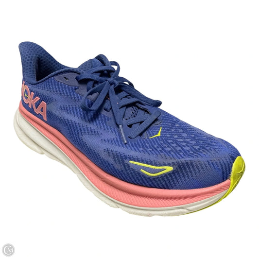 Shoes Athletic By Hoka In Blue & Pink, Size: 8