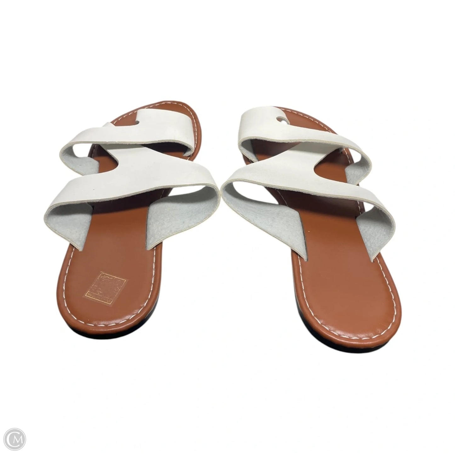 Sandals Flats By Cme In White, Size: 9