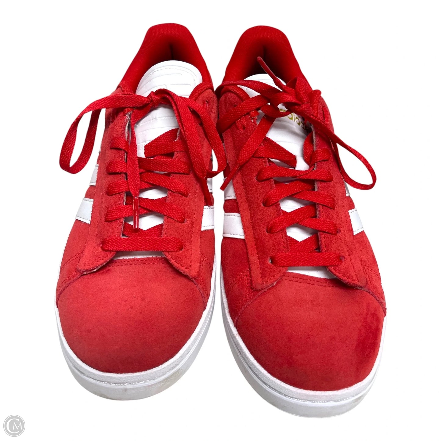 Shoes Sneakers By Adidas In Red & White, Size: 10