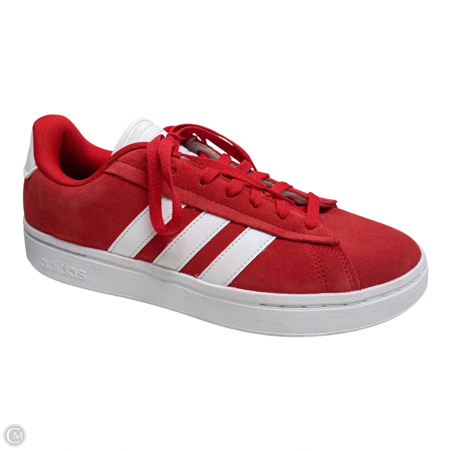 Shoes Sneakers By Adidas In Red & White, Size: 10