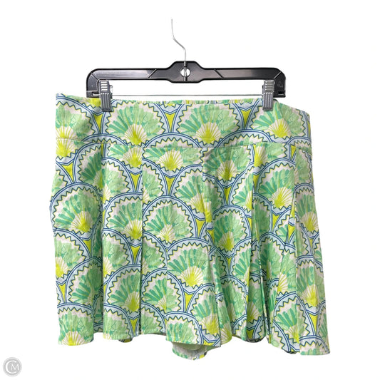 Top 3/4 Sleeve By EMILY MCCARTHY In Green, Size: 2x