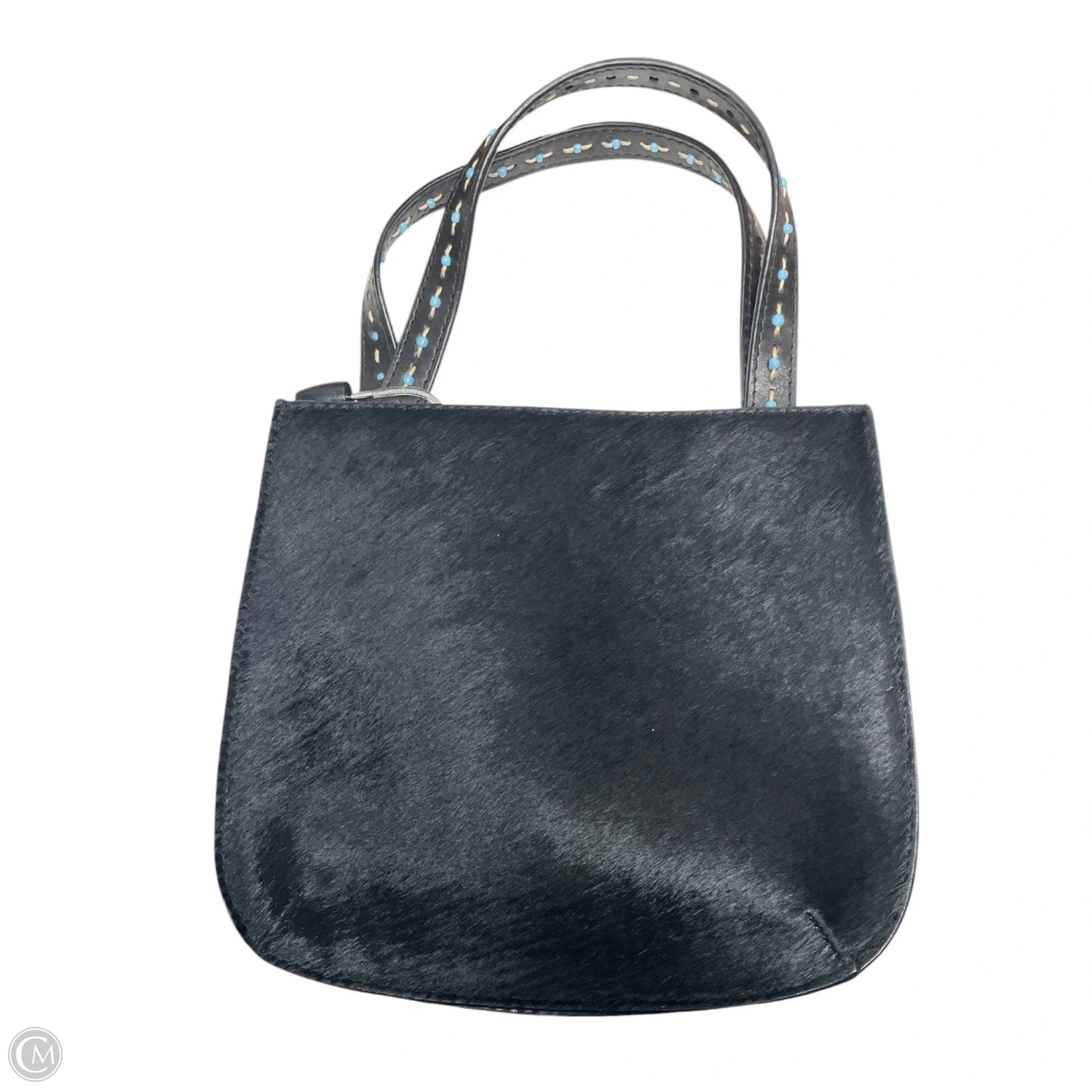 Handbag Leather By Fossil, Size: Small